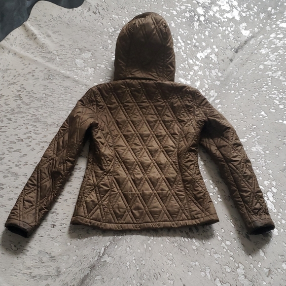 Spyder Quilted Full Zip Hooded Jacket Sz8 - Picture 9 of 10